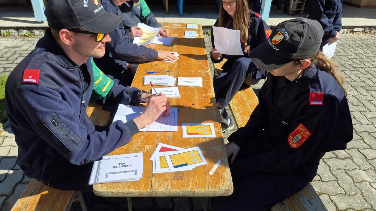 Wissenstest der Feuerwehrjugend in Gutenstein