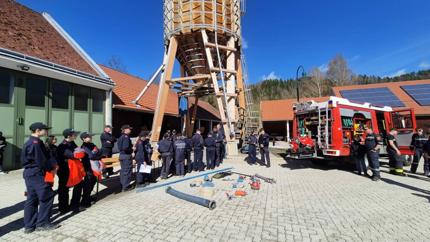 Wissenstest der Feuerwehrjugend in Gutenstein