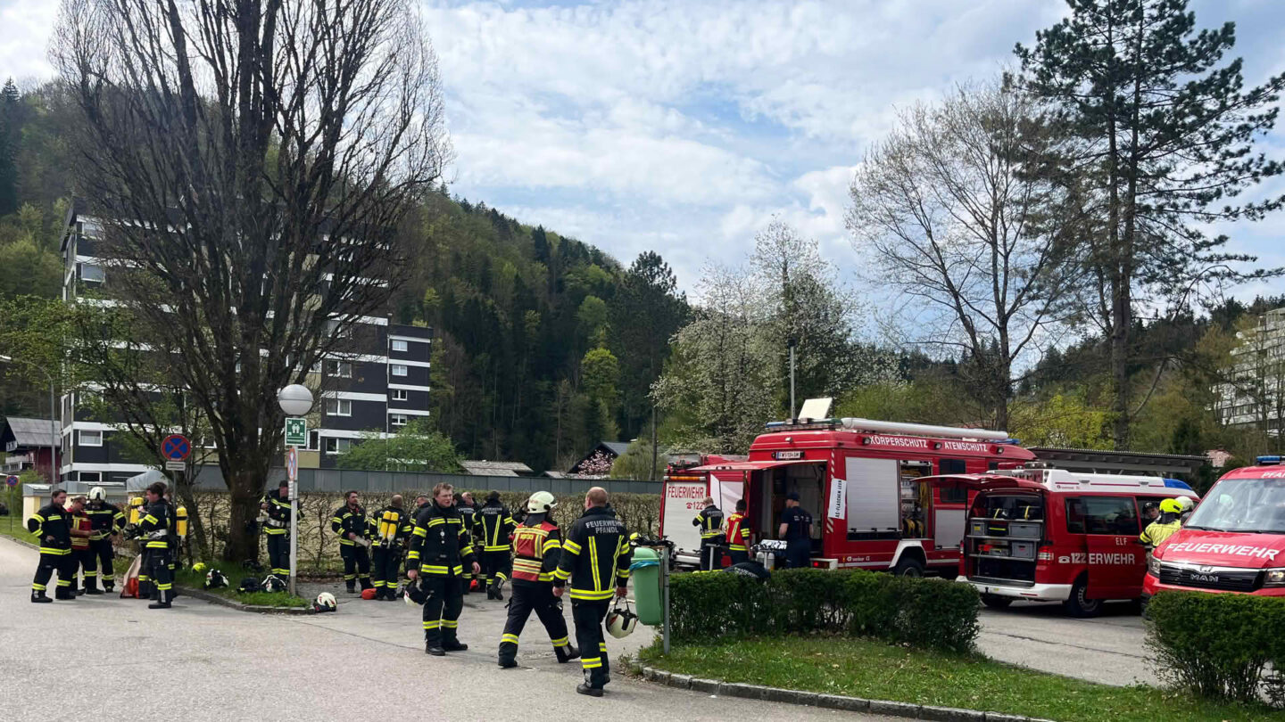 Atemschutzübung im Studentenwerk