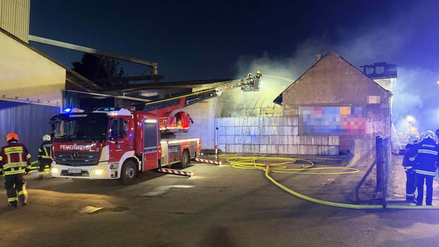 Wohnhausbrand in Mannersdorf an der March