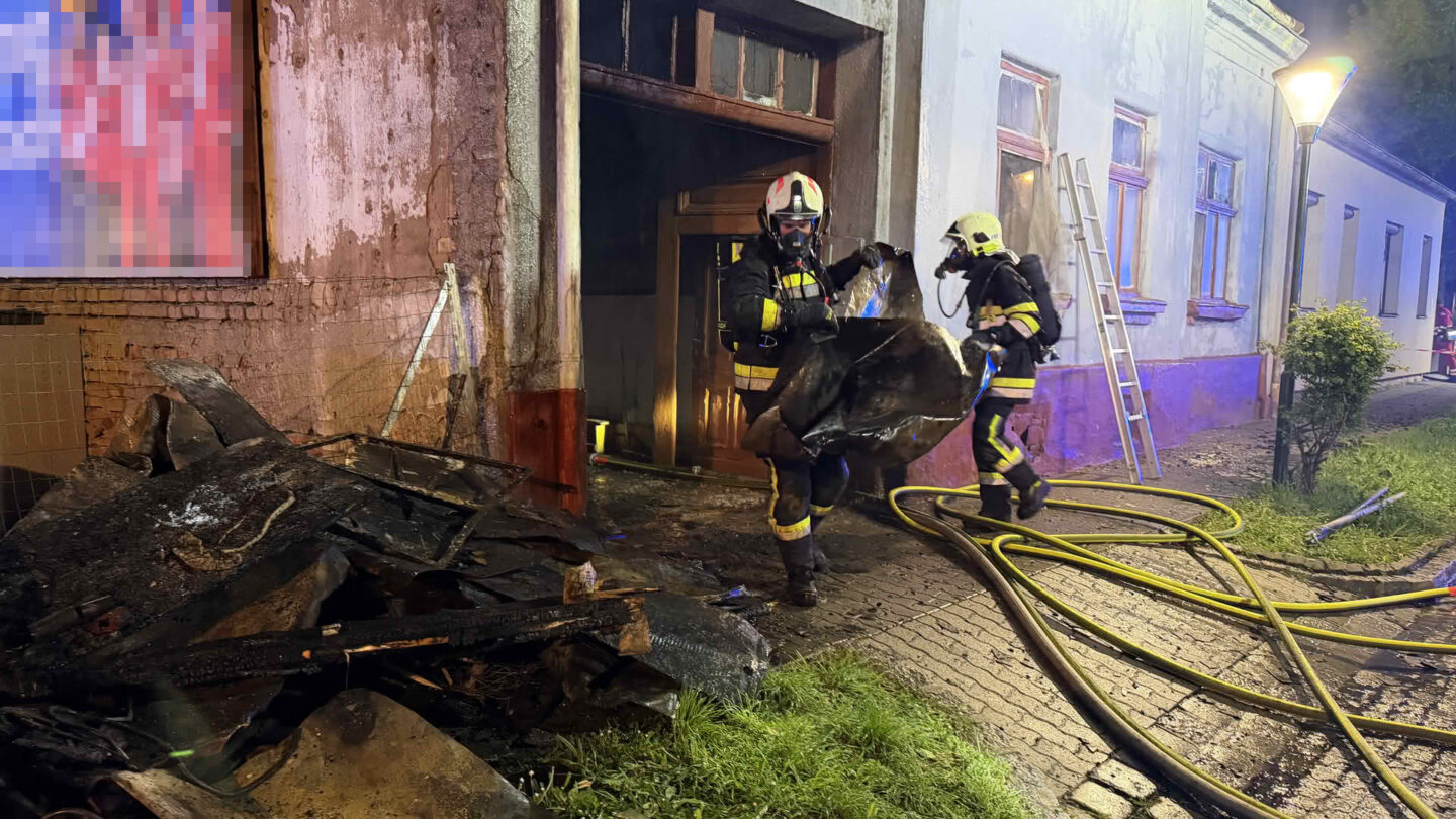 Wohnhausbrand in Mannersdorf an der March