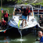BFK Krems: Motorboot vor dem Sinken gerettet