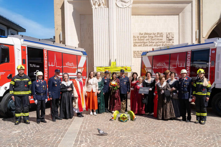 HFW Villach: Florianimesse & Fahrzeugsegnung