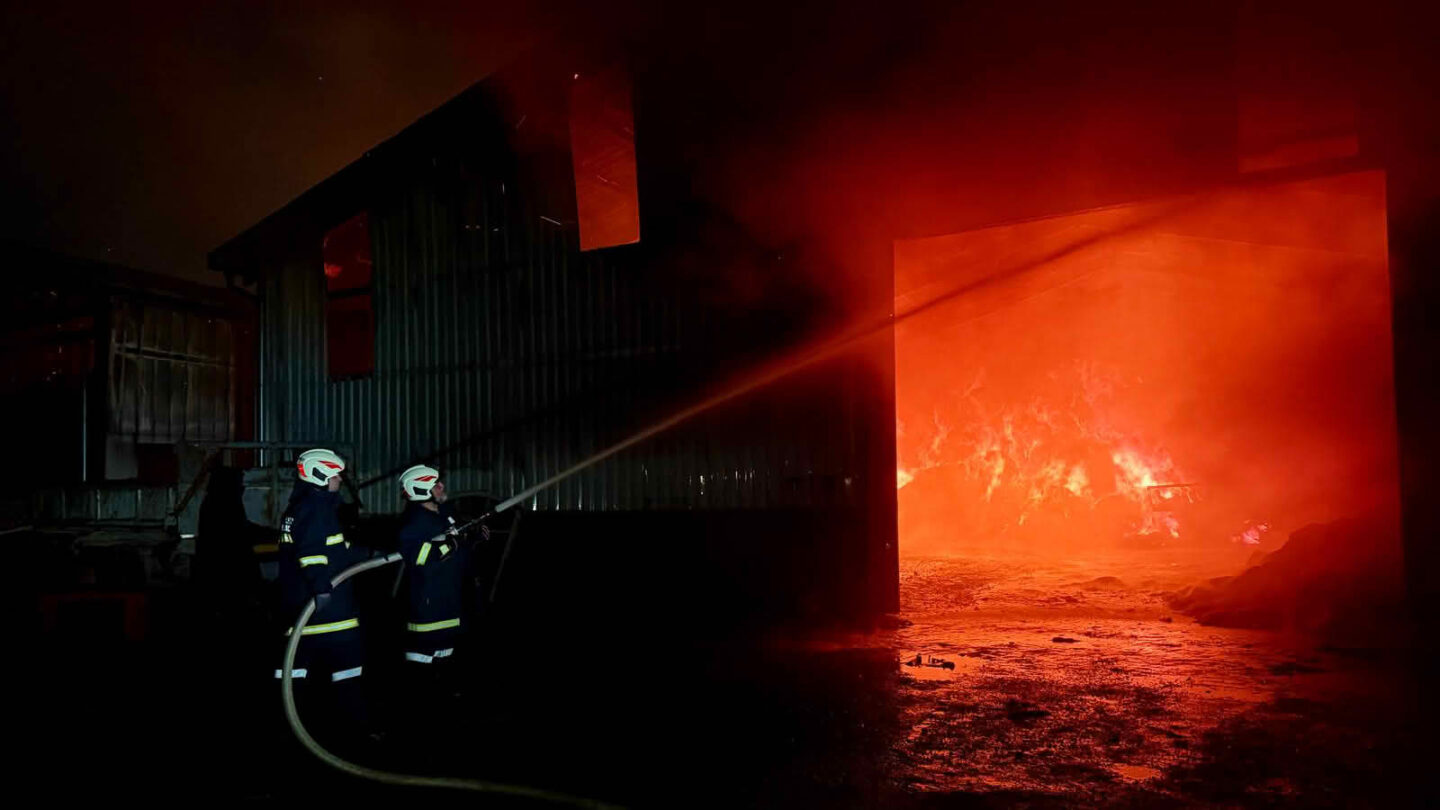 Brand eines Landwirtschaftlichen Betriebs in Hollenstein