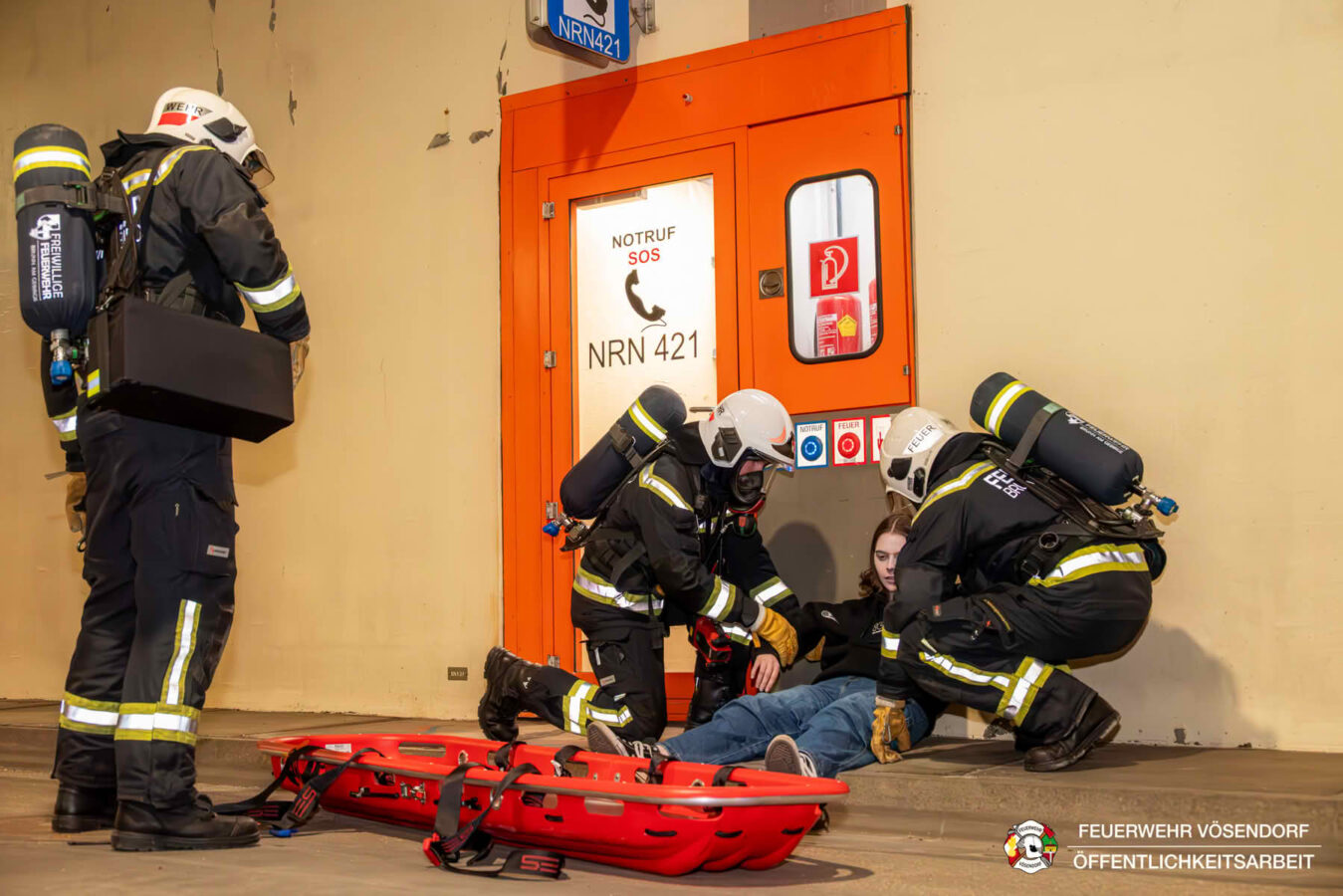 Großübung im S1-Tunnel Vösendorf