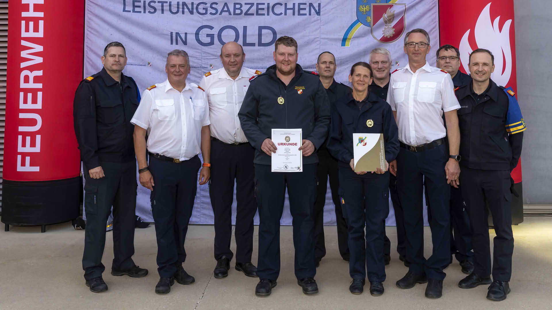 BFKDO Wiener Neustadt: Weiße Fahne beim FLA Gold