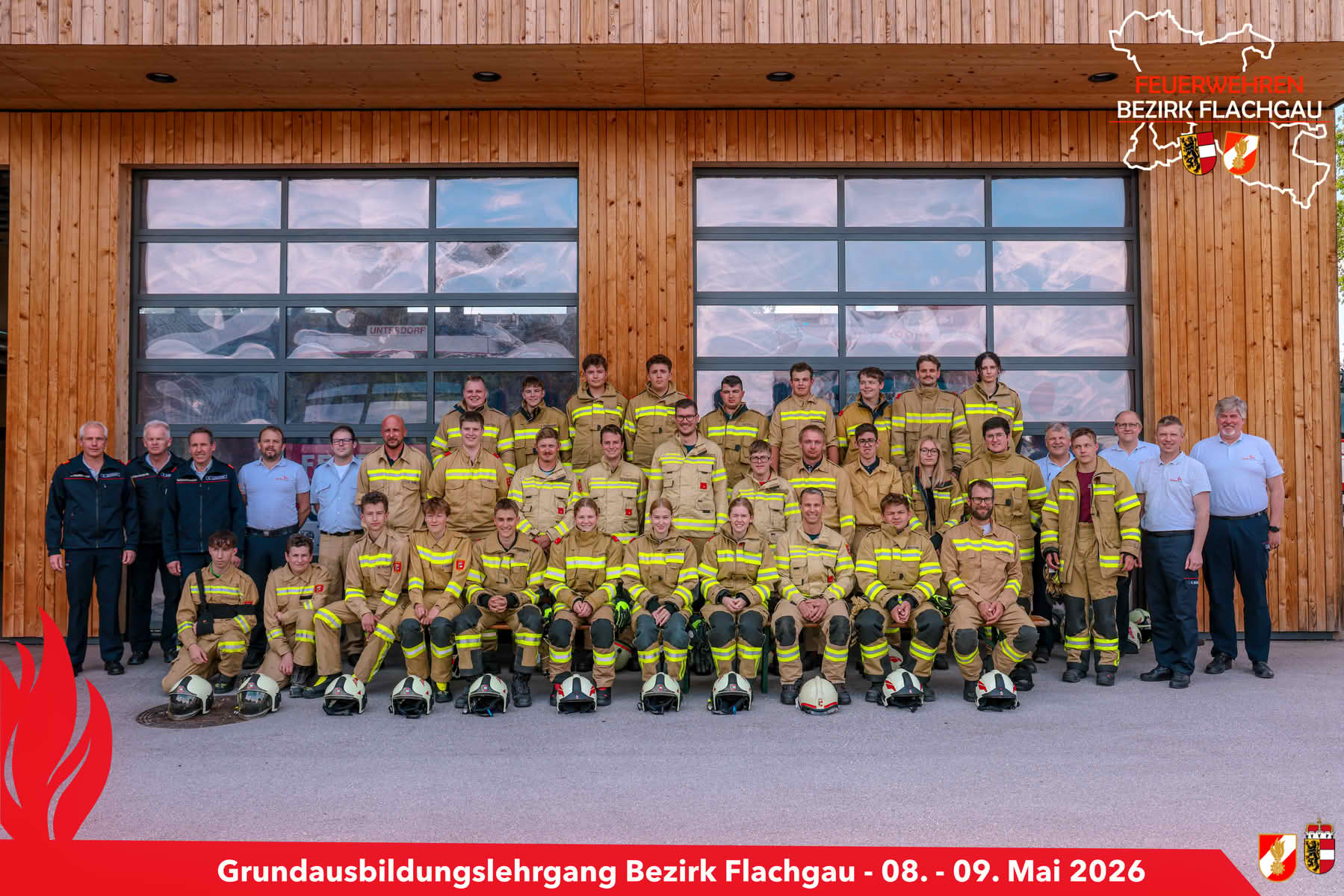 BFKDO Flachgau: Erster Grundausbildungslehrgang (GAL) im Bezirk
