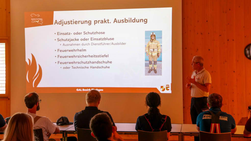 Erster Grundausbildungslehrgang (GAL) im Bezirk Flachgau