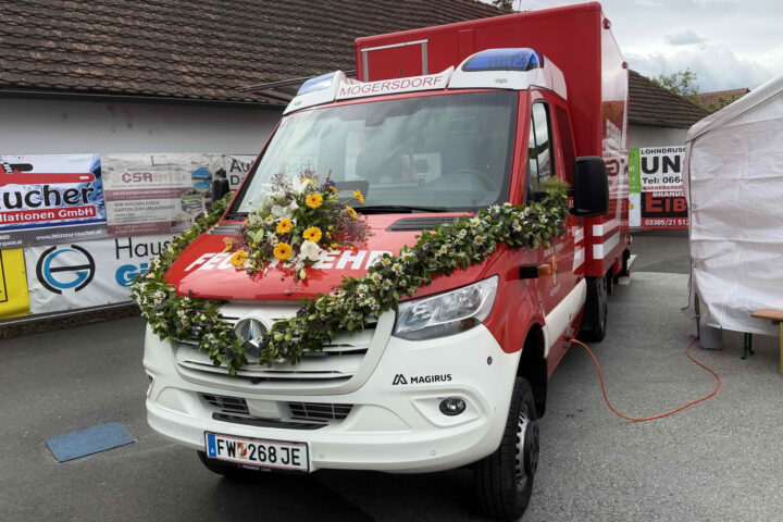 BFKDO Jennersdorf: Neues Einsatzfahrzeug für die Feuerwehr Mogersdorf-Ort