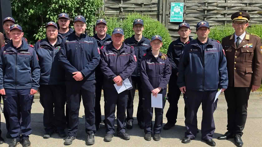 FF Bad Ischl: Erfolgreiche Abnahme des Funkleistungsabzeichen