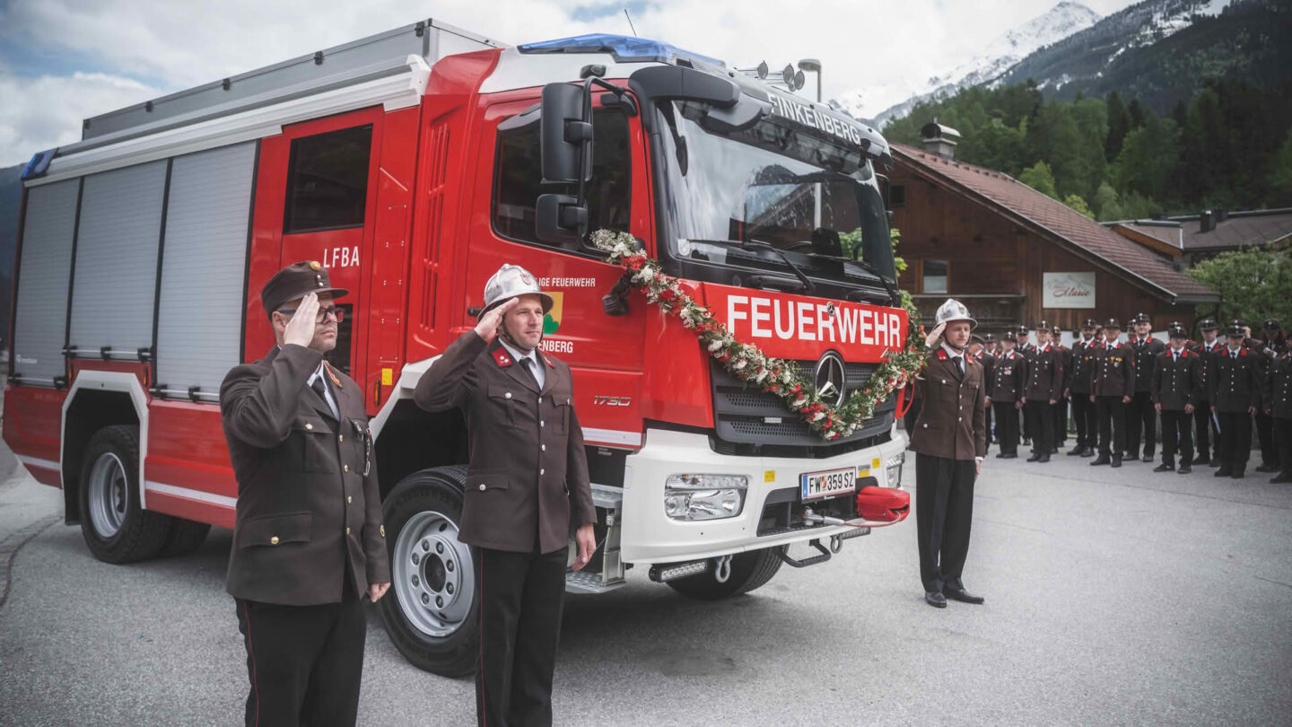 Festtag für die Feuerwehr Finkenberg