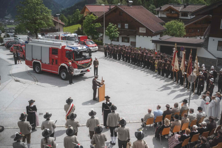 BFV Schwaz: Großer Festtag für die Feuerwehr Finkenberg