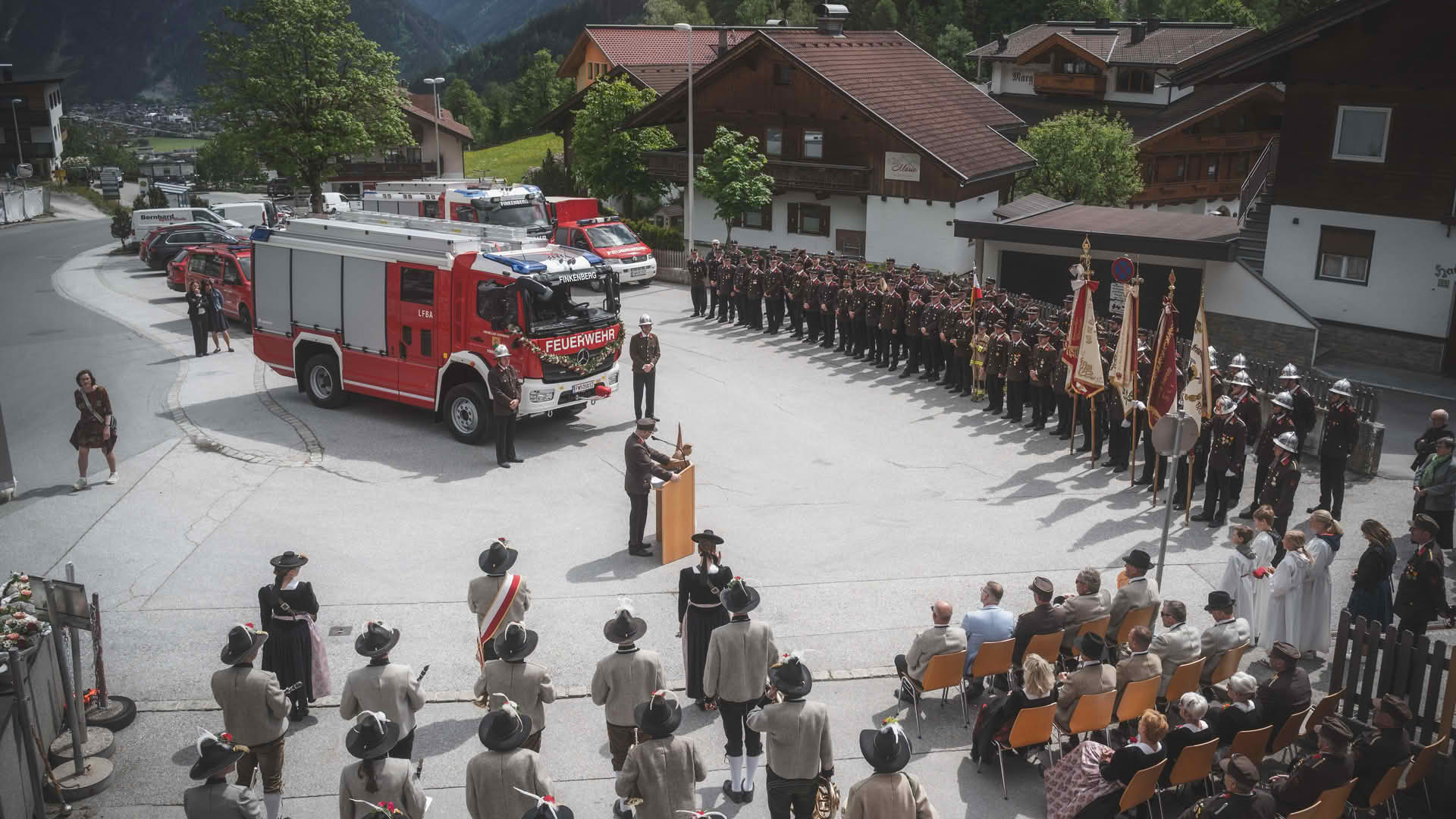 BFV Schwaz: Großer Festtag für die Feuerwehr Finkenberg