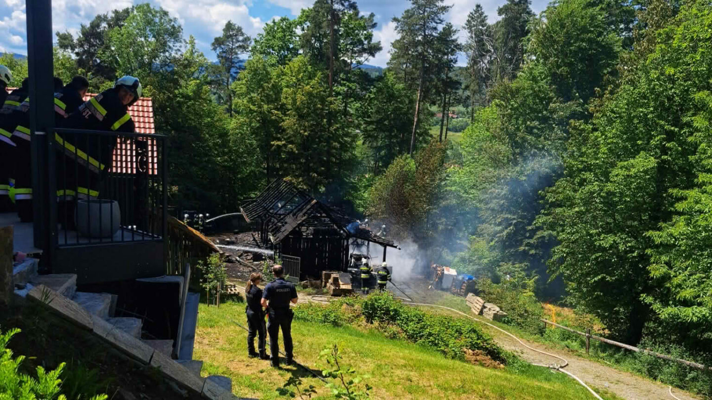 Brandeinsatz in Neuberg