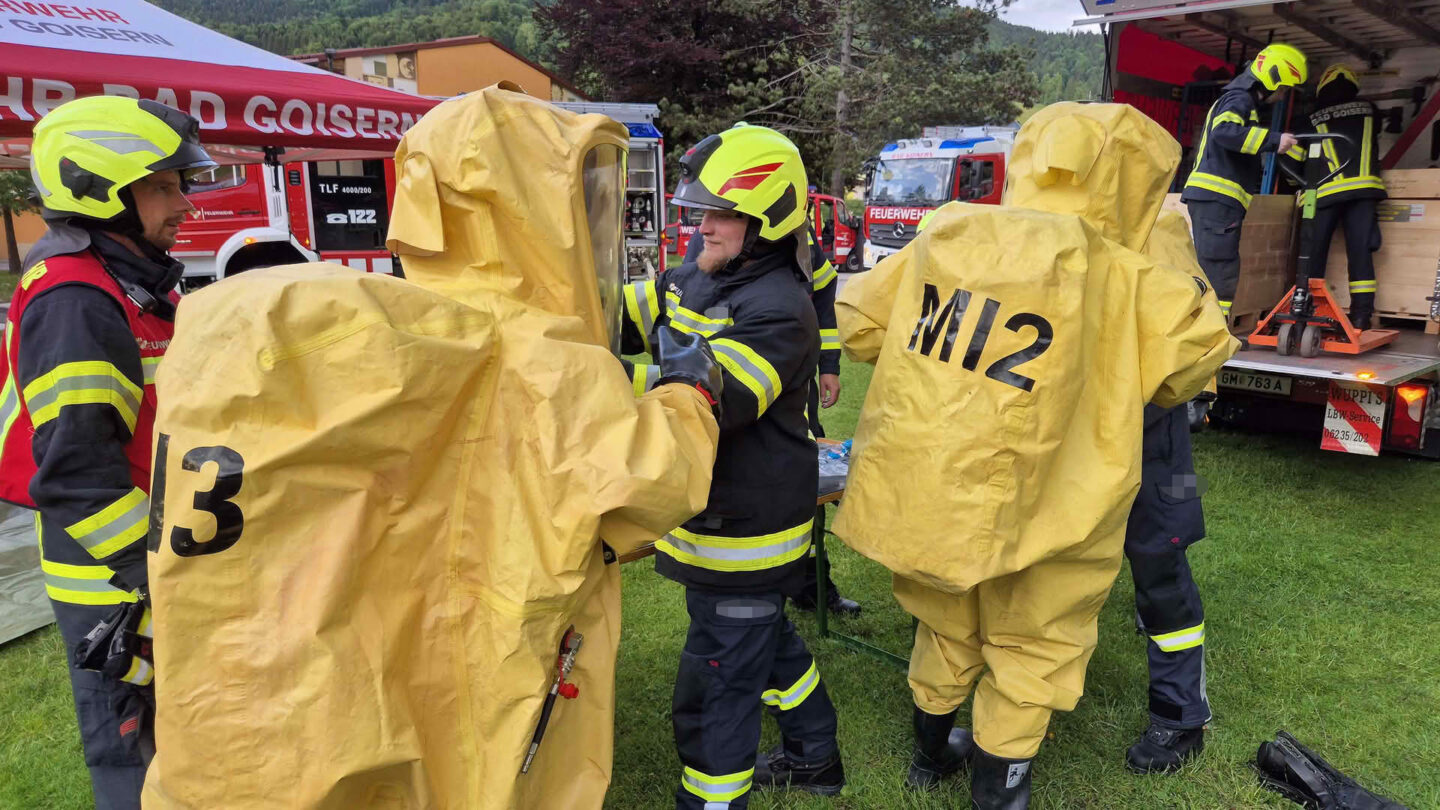 Chlorgasaustritt im Goiserer Parkbad beübt