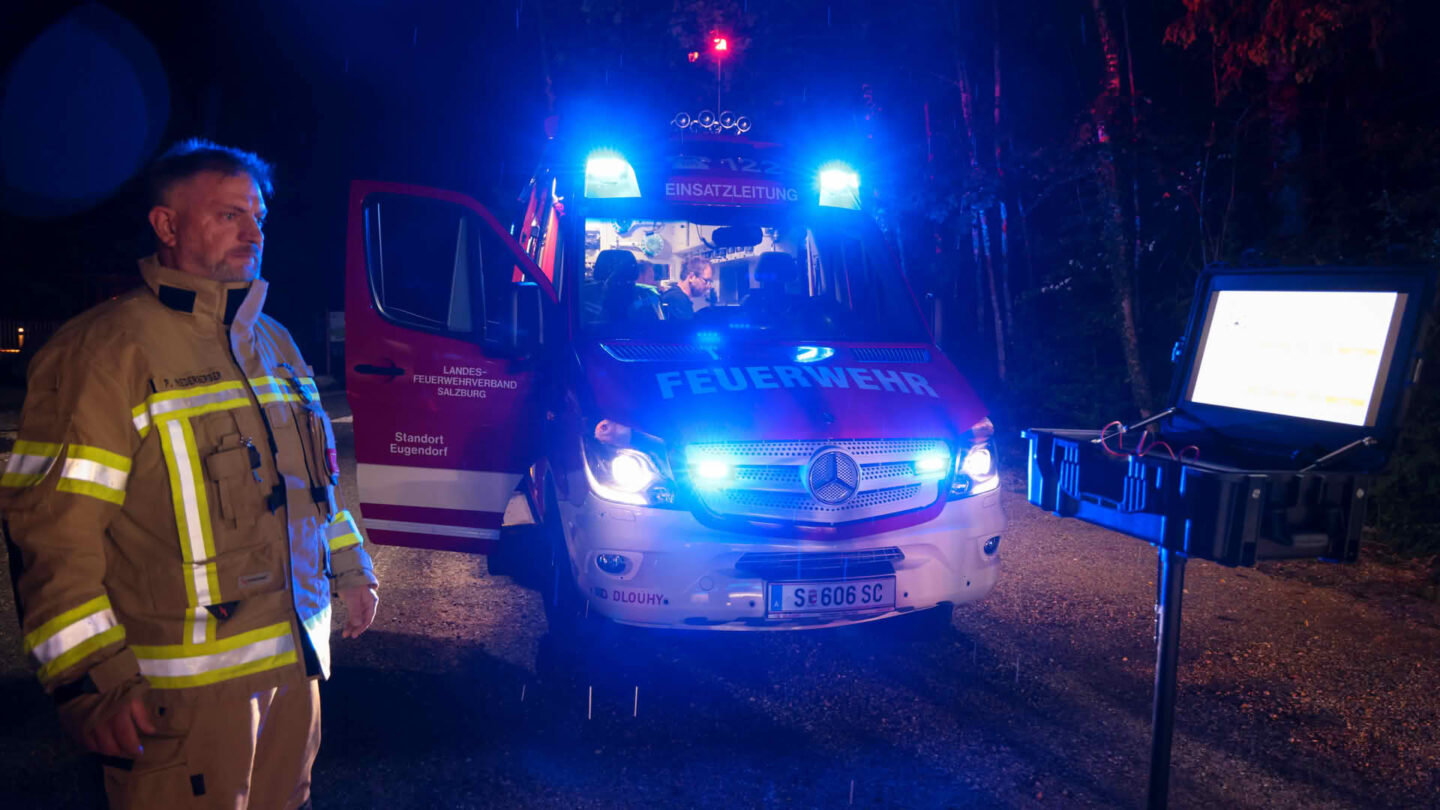 Suchaktion in der Gemeinde Großgmain