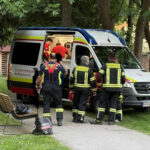 FF Ebenfurth: Kind nach Sturz in Fahrradrahmen eingeklemmt