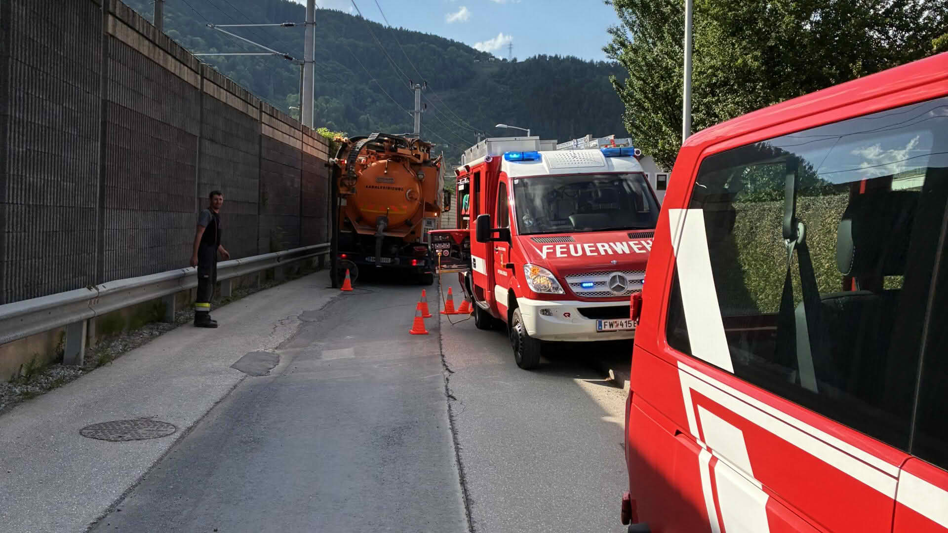 FF Kapfenberg-Diemlach: Pumparbeiten nach technischem Defekt
