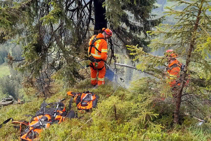 BFV Liezen: Waldbrand am Tausing in Wörschach