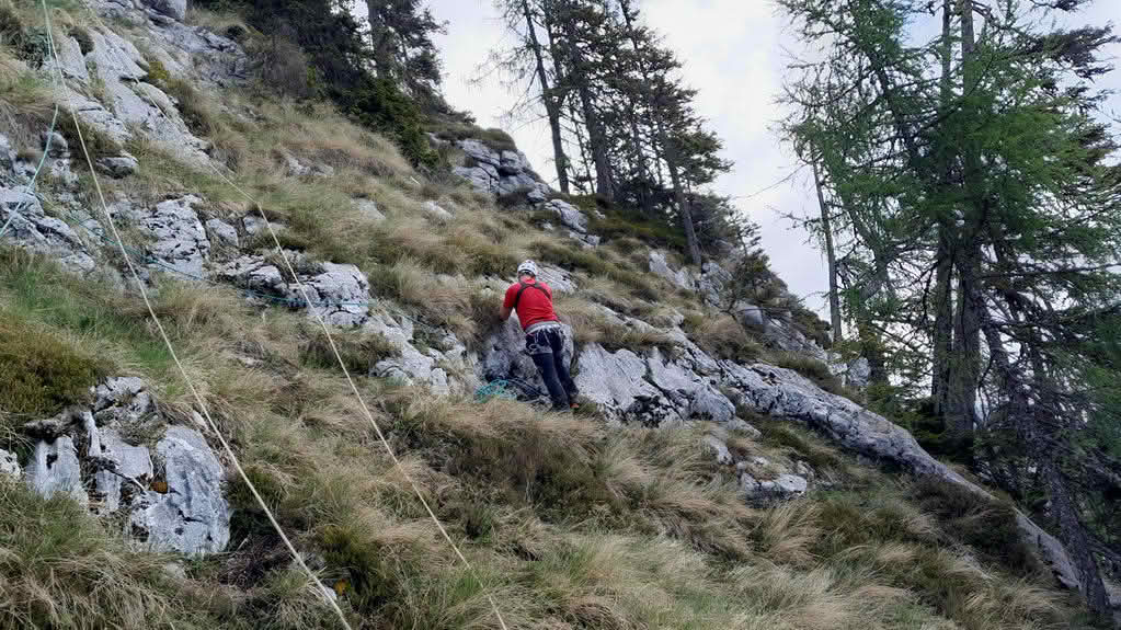 Waldbrand am Tausing in Wörschach