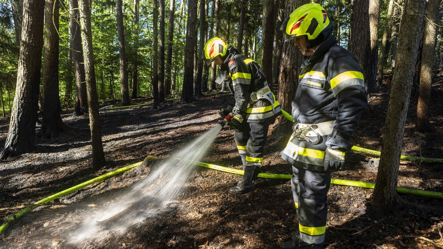 Waldbrand in Nöhagen