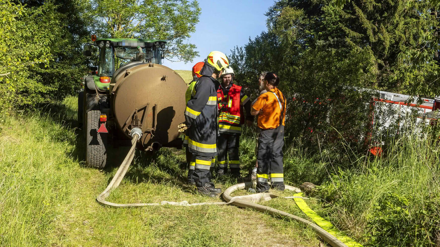 Waldbrand in Nöhagen