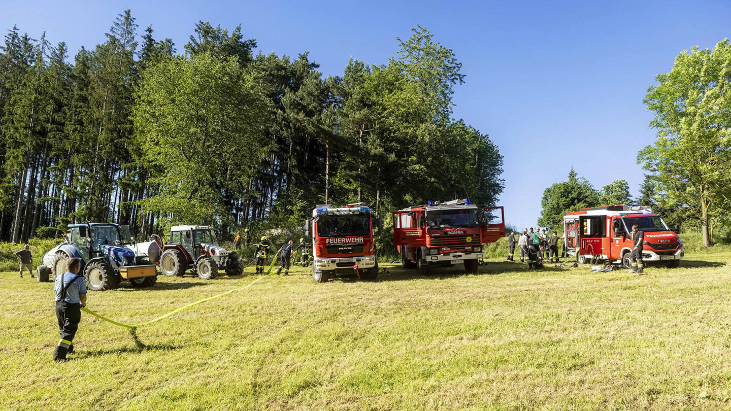 Waldbrand in Nöhagen