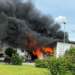BFK Waidhofen/Thaya: Garage in Merkengersch ausgebrannt