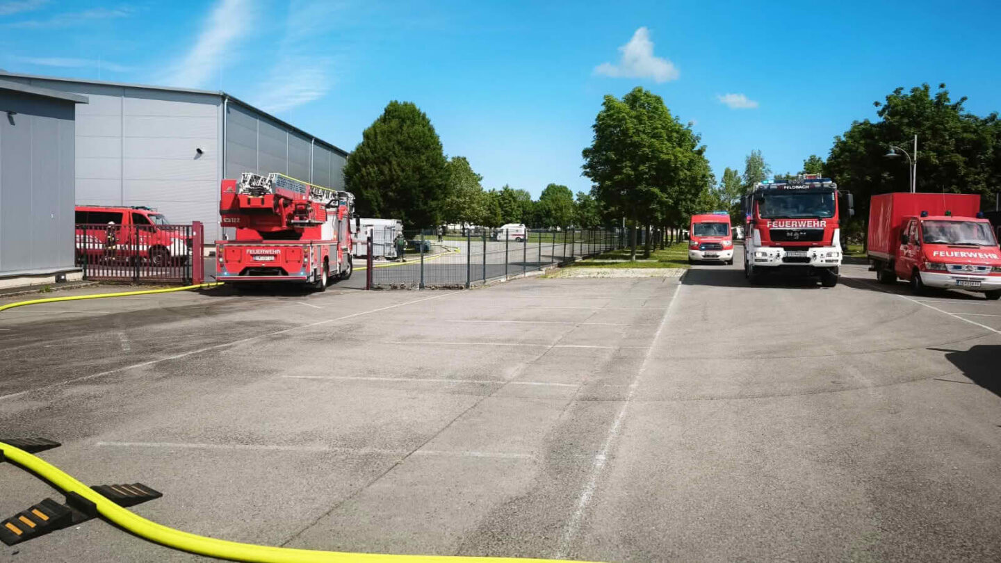Industriebrand in St. Stefan im Rosental