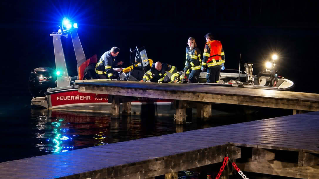 Patientenrettung samt Transport über den Millstättersee