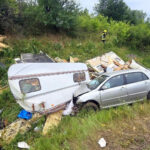 BFK Neusiedl am See: Schwerer Verkehrsunfall auf der A4 bei Gols