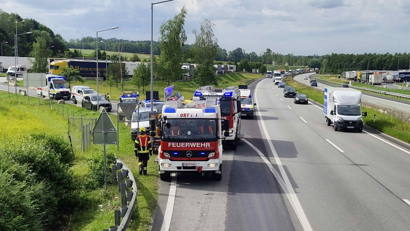 Verkehrsunfall A8