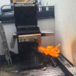 FF Krems: Griller und Gasflasche fingen Feuer