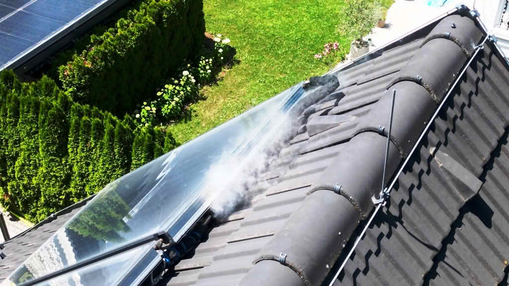 Rauchentwickung durch defekte Solaranlage