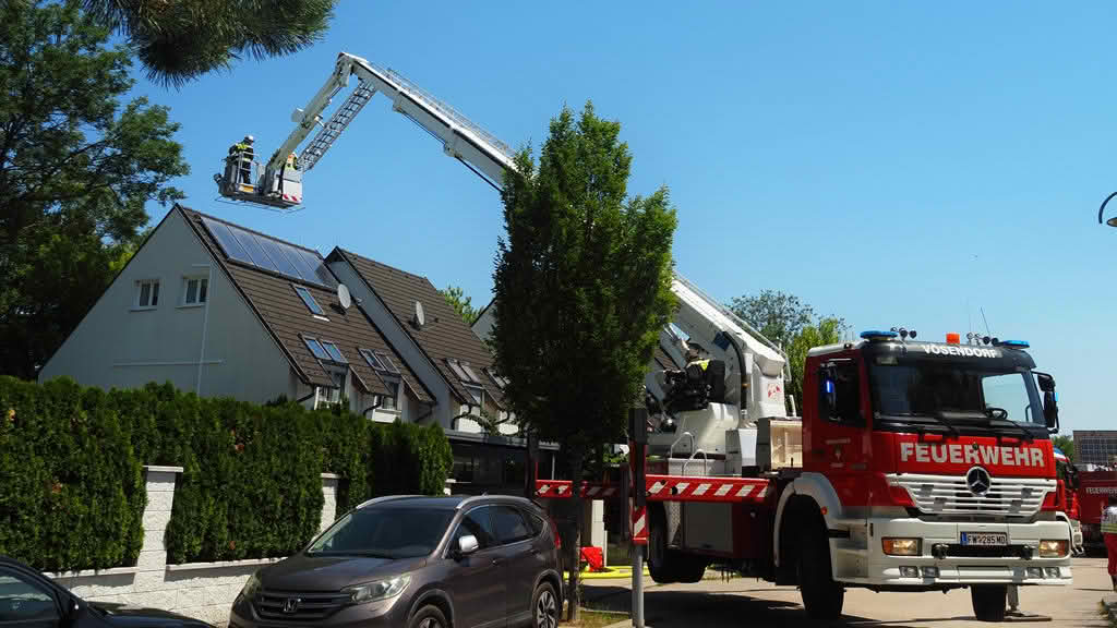 Rauchentwickung durch defekte Solaranlage
