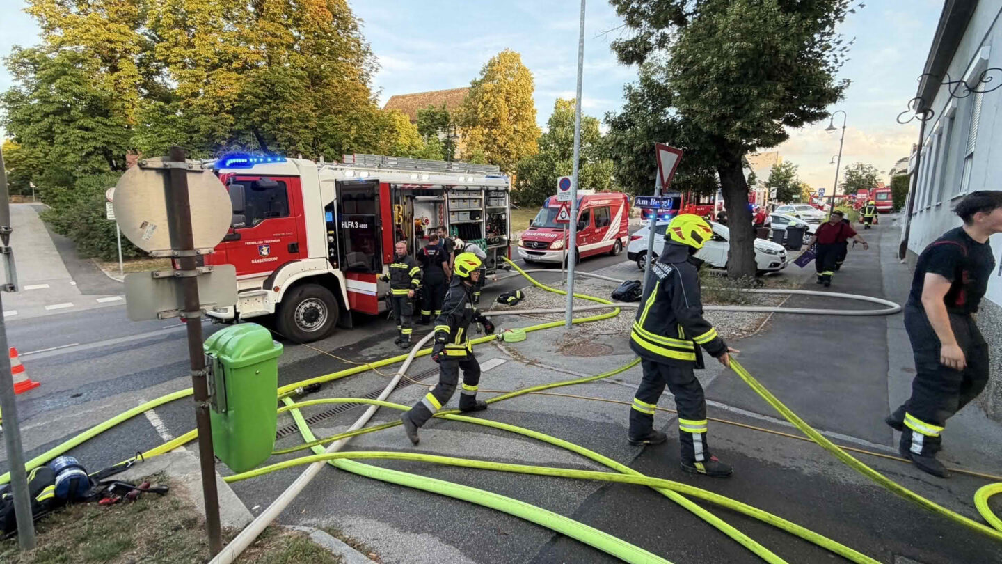 Brand in Gewerbebetrieb