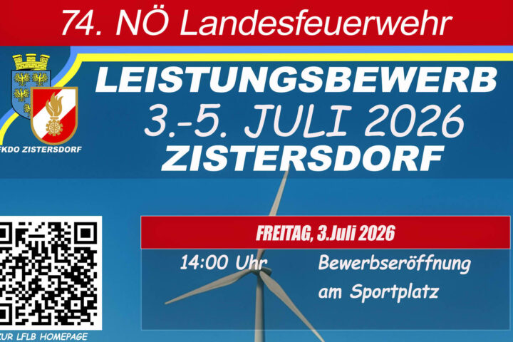 BFKDO Gänserndorf: 74. Niederösterreichischer Landesfeuerwehrleistungsbewerb in Zistersdorf