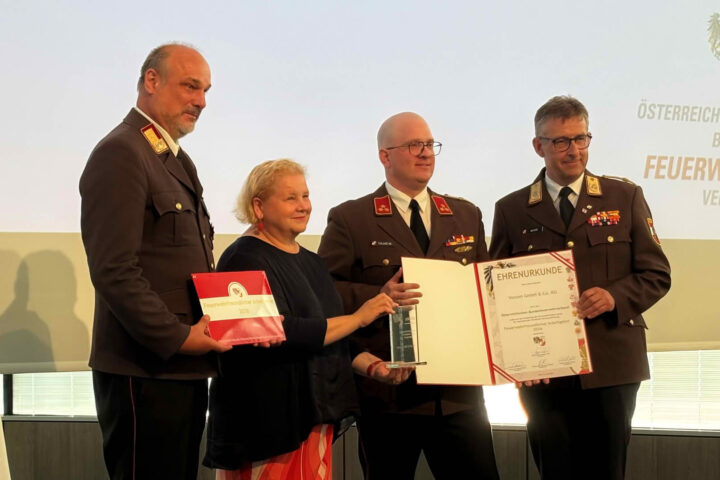 BFKDO Jennersdorf: Feuerwehrfreundlicher Arbeitgeber aus dem Bezirk Jennersdorf geehrt