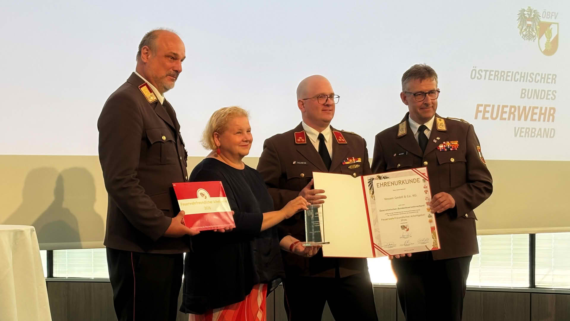BFKDO Jennersdorf: Feuerwehrfreundlicher Arbeitgeber aus dem Bezirk Jennersdorf geehrt