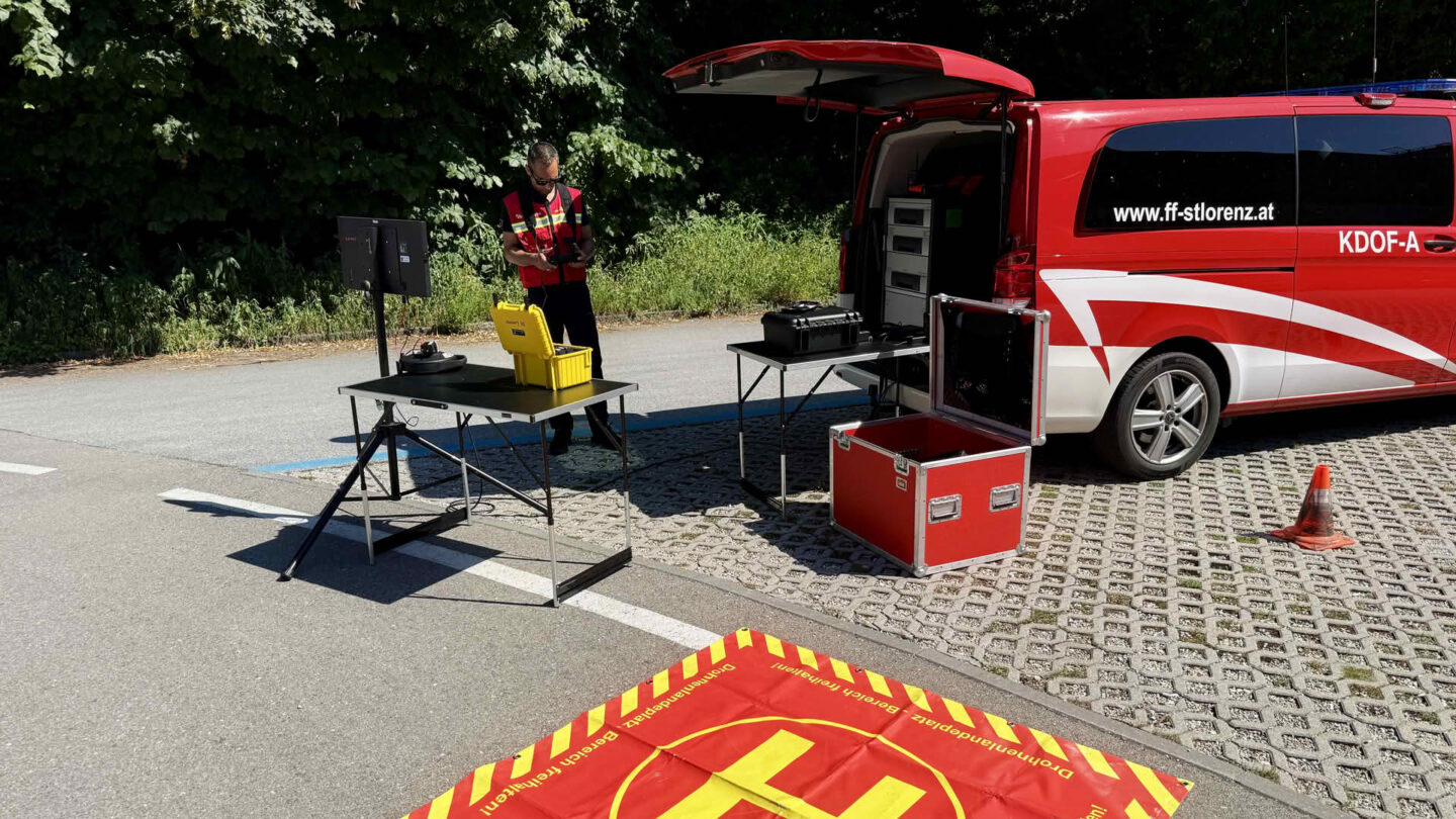 Feuerwehrübung in der Volksschule
