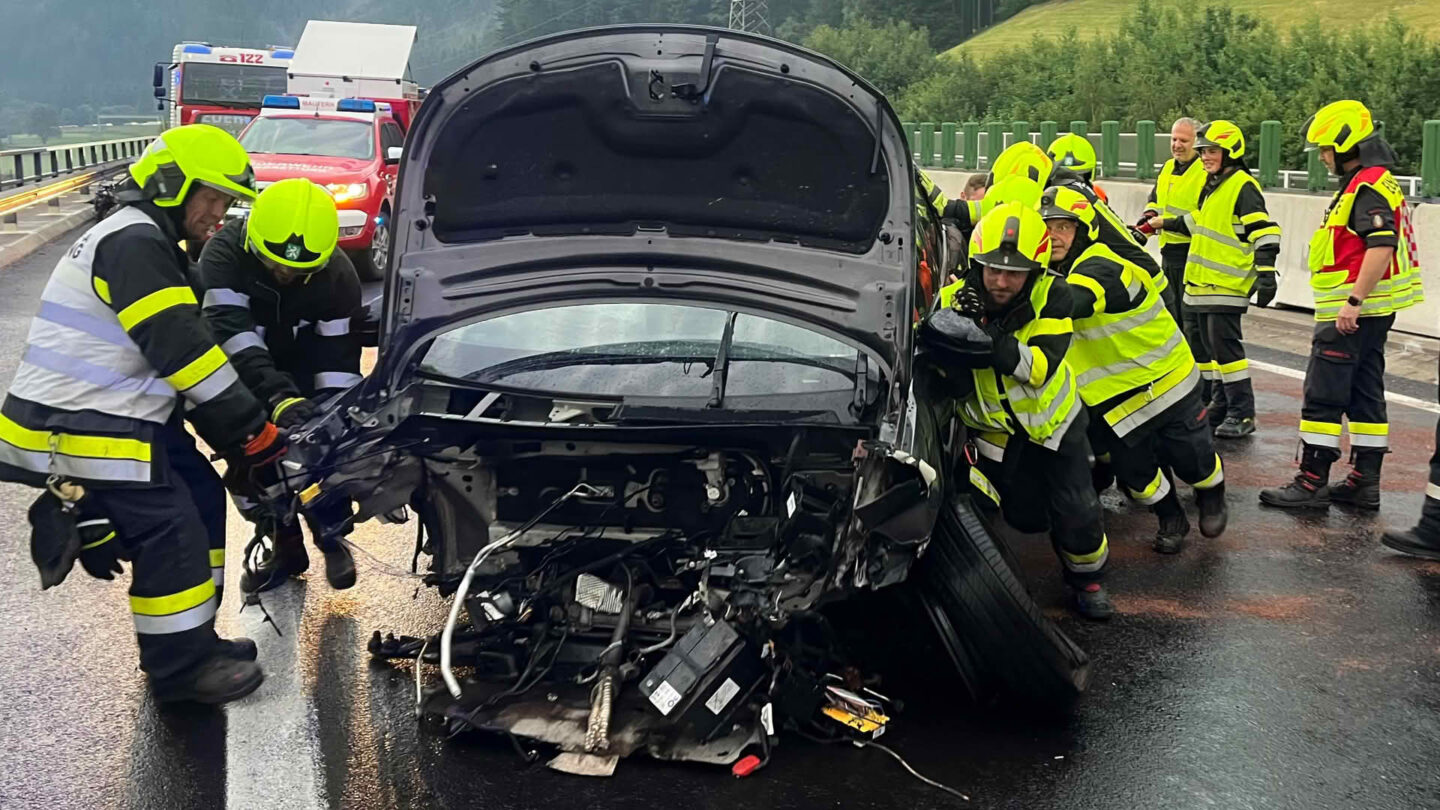 Verkehrsunfall auf der A9 zwischen Mautern und Kalwang