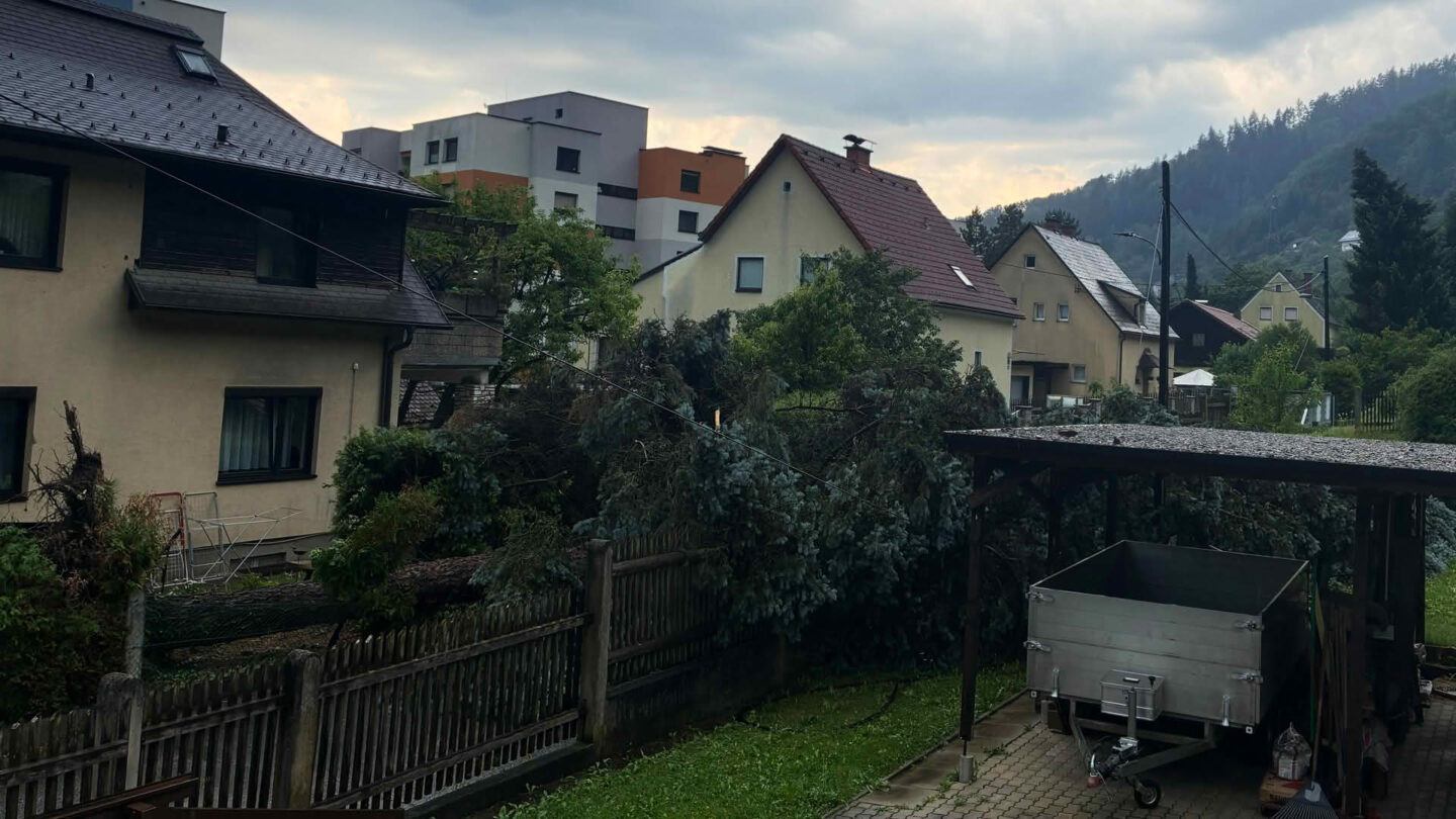 Unwettereinsätze und Brandeinsatz