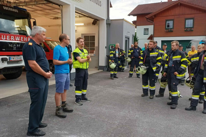 BFV Liezen: Feuerwehr informiert Bevölkerung über Unwetterlage