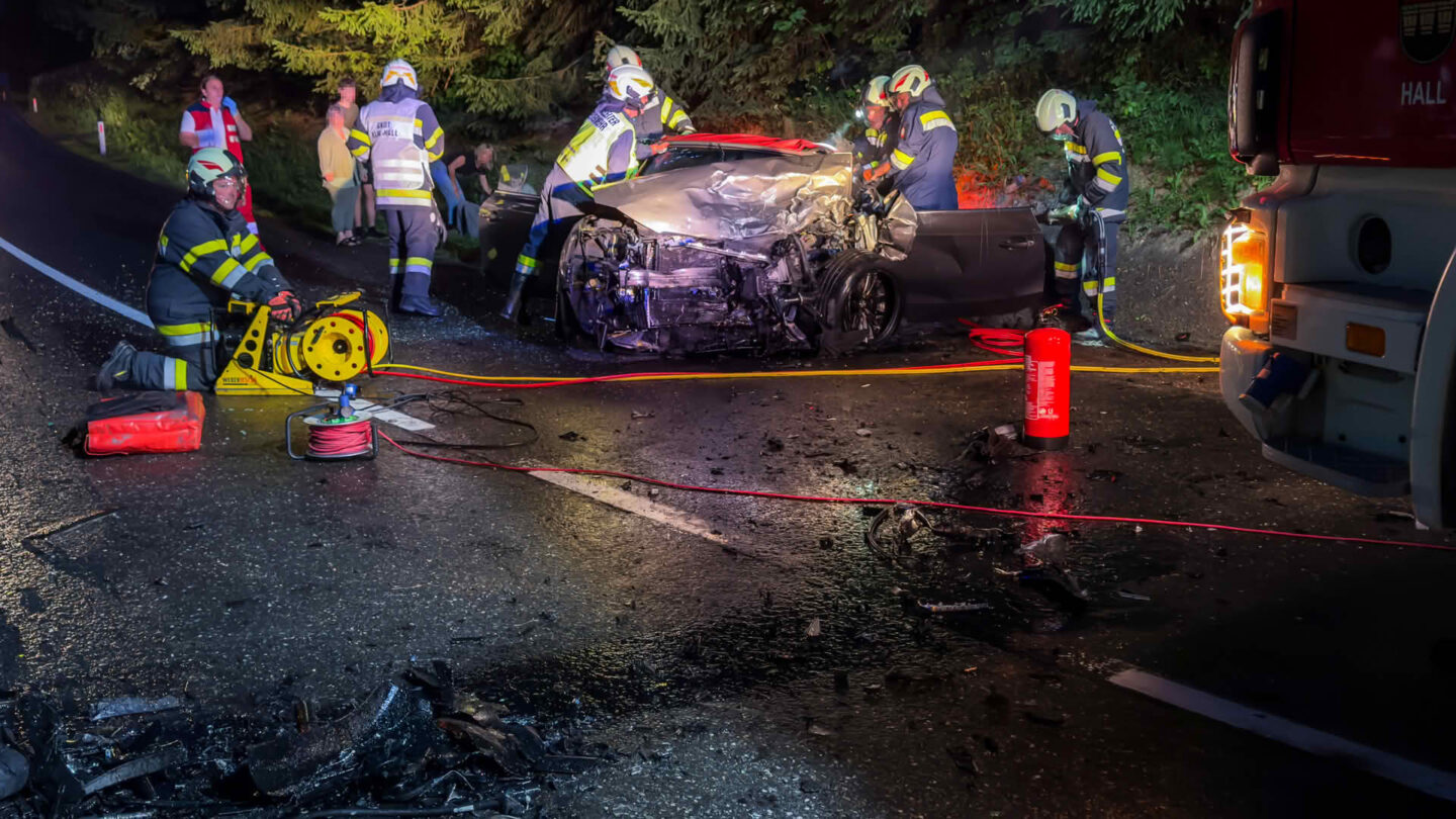 Verkehrsunfall auf der B117