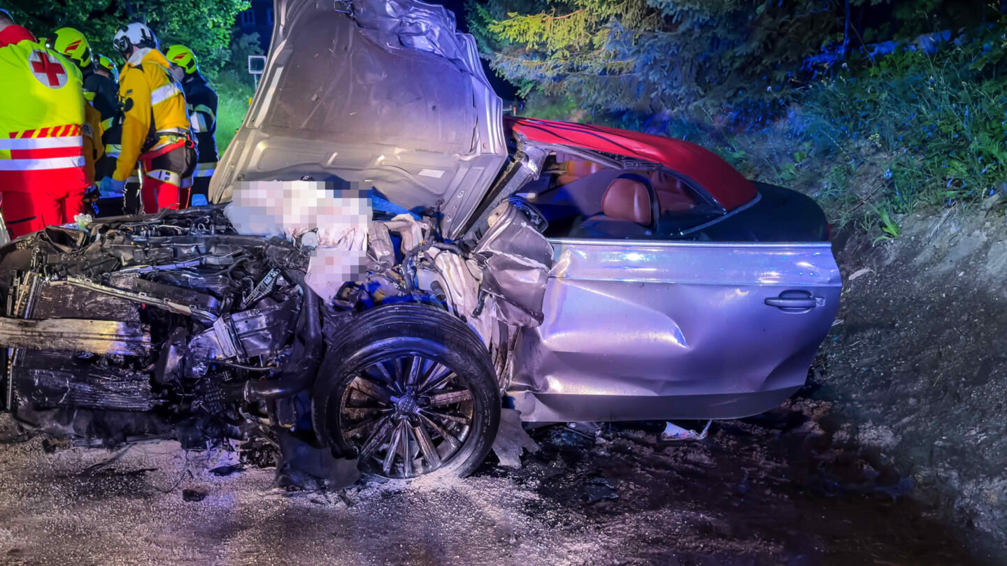 Verkehrsunfall auf der B117