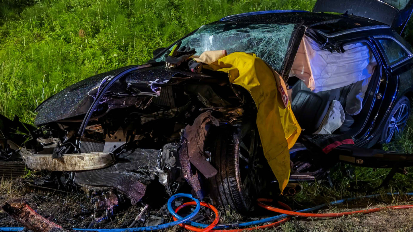 Verkehrsunfall auf der B117