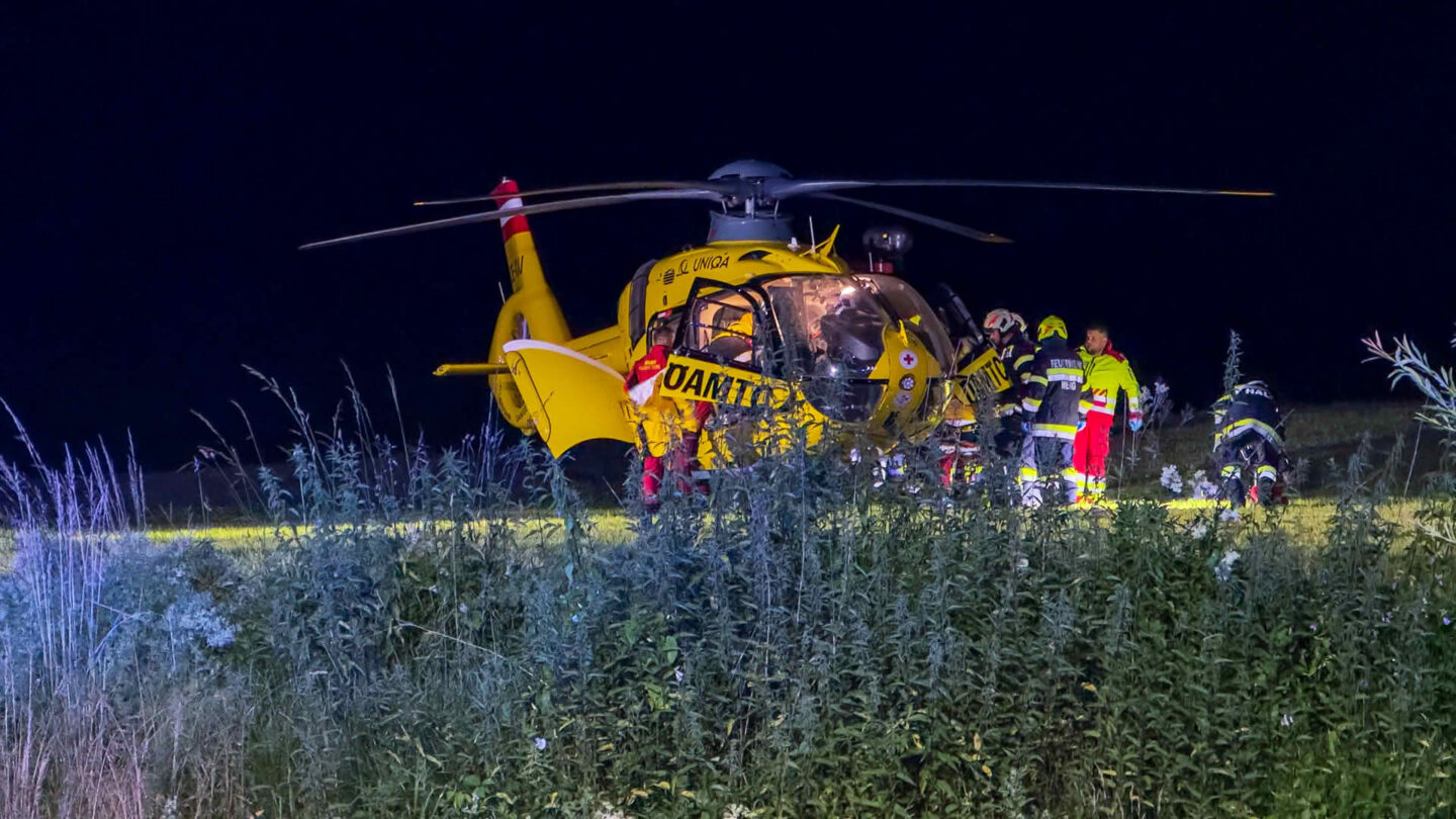 Verkehrsunfall auf der B117