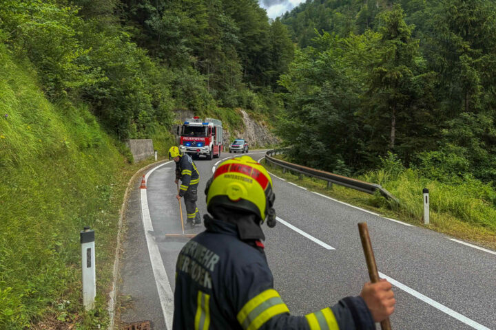 FF Hinterstoder: Dieselspur zog sich durch drei Gemeinden