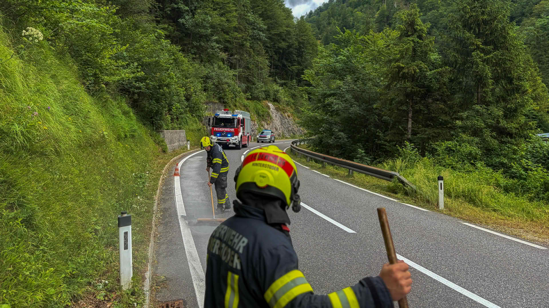 FF Hinterstoder: Dieselspur zog sich durch drei Gemeinden