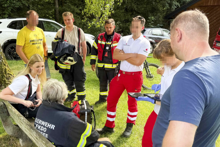 AFK Mondsee: Glücklicher Ausgang einer Personensuche am Irrsee